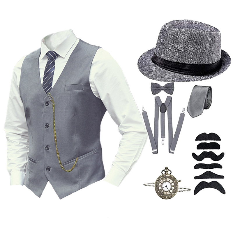 Men'S Accessories In The 1920S - مجموعة أزياء وإكسسوارات رجالية لعيد الهالوين