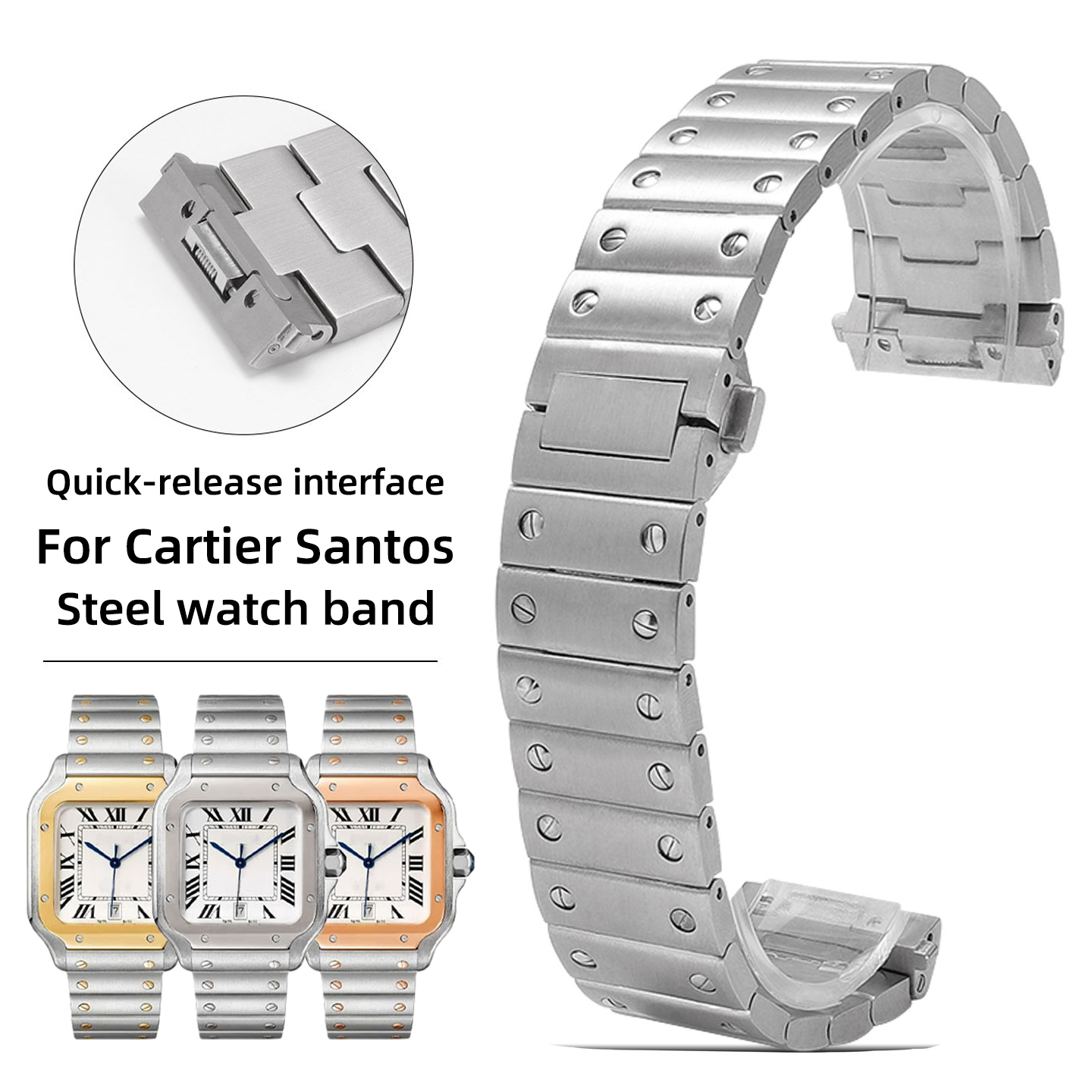 Men'S Accessories Cartier - سوار من الفولاذ المقاوم للصدأ بعرض