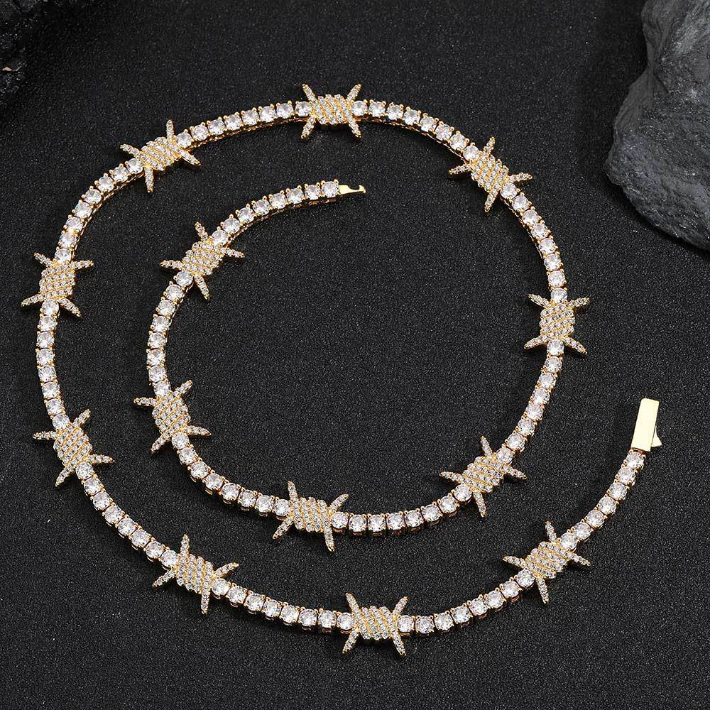 سلسلة عنق تنس بتصميم أسلاك شائ - مراجعة Men Accessories Neck Chain وسعره