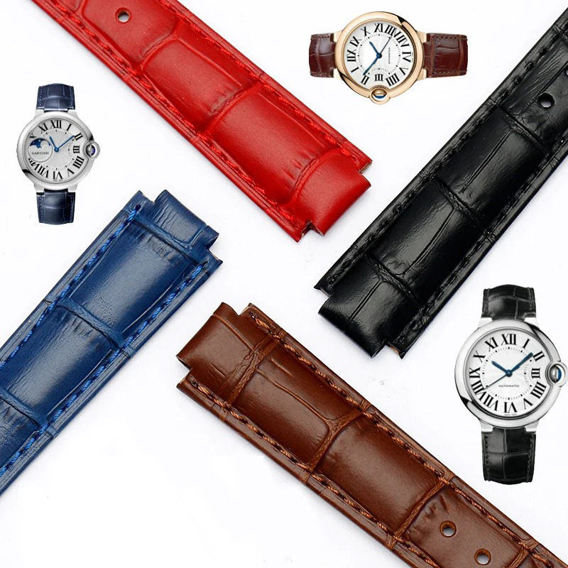 حزام ساعة جلدي 14-8 مم، 16-8 م - مراجعة Men'S Accessories Cartier وسعره