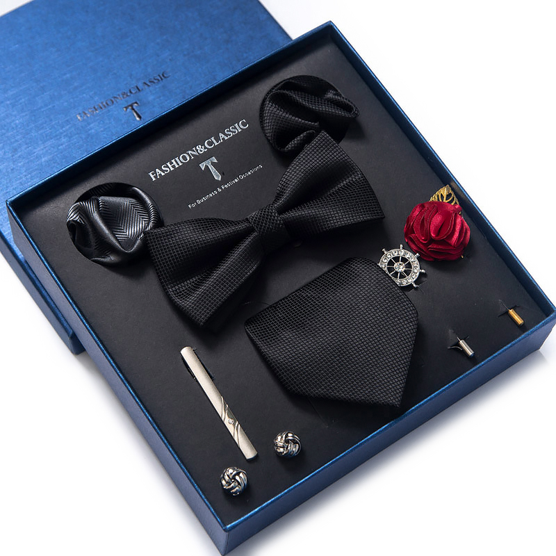 هدية العيد منديل جيب مربعات أز - مراجعة Neck Tie Set Box وسعره